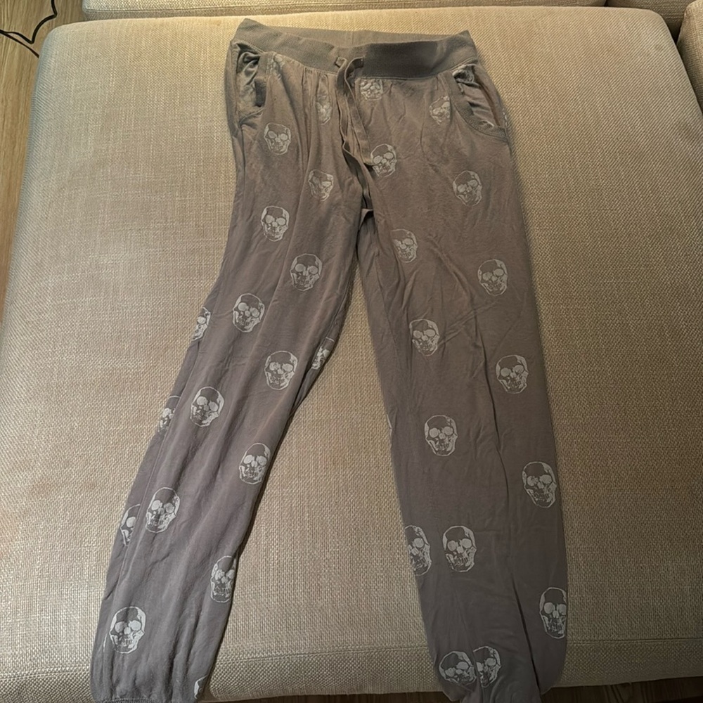 Selling skull sweatpants. In pretty good condition worn probably 20 times.
